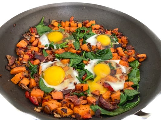Sweet Potato & Egg Farmer Skillet