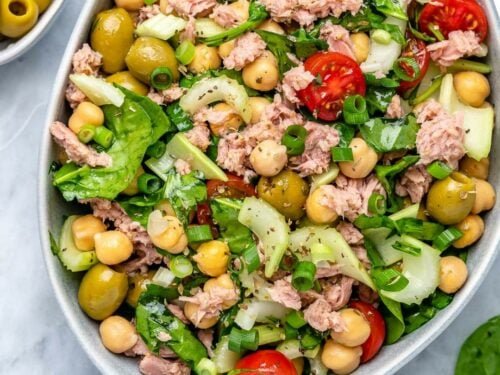 Farm Tuna & Chickpea Energy Salad (High-Protein Lunch)