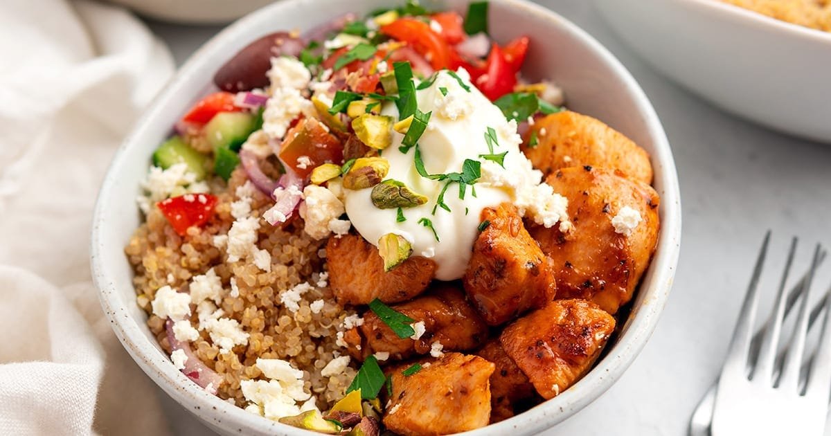 Mega Chicken & Quinoa High Energy Bowl (High Calorie – High Protein)